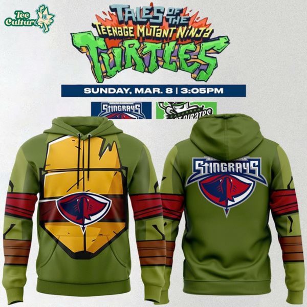 South Carolina Stingrays x Teenage Mutant Ninja Turtles Night Hoodie