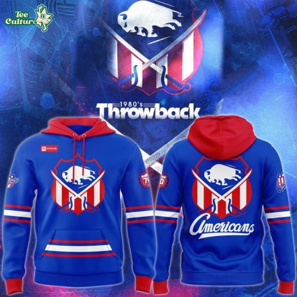 Special Edition Rochester Americans 1980's Throwback Night Hoodie