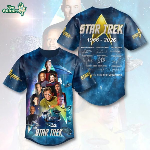 Star Trek 60th Anniversary Baseball Jersey