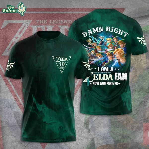 The Legend of Zelda 40th Anniversary 3D Apparel