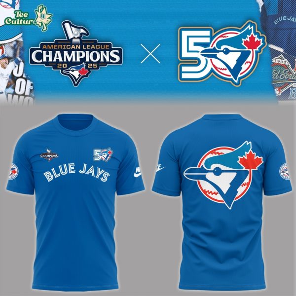Toronto Blue Jays New Era White Historical Championship T-Shirt - Blue