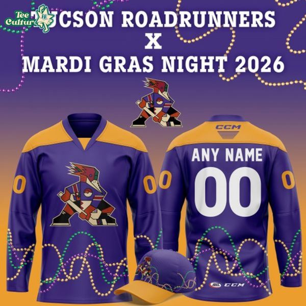 Tucson Roadrunners 2026 Mardi Gras Jersey