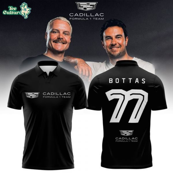 Valtteri Bottas Cadillac F1 Polo (Black)