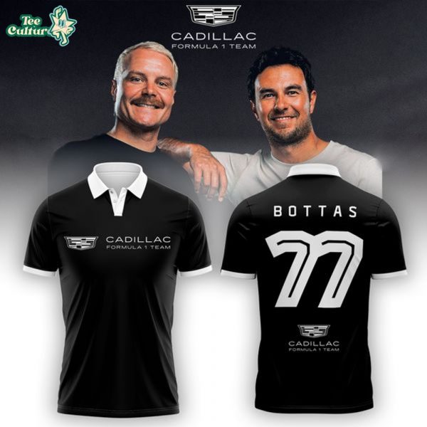Valtteri Bottas Cadillac Polo (Black)