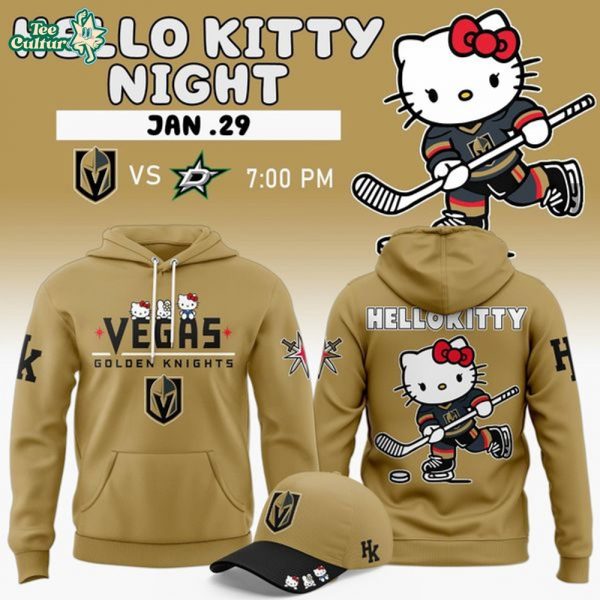 Vegas Golden Knights x Hello Kitty Night 2026 Hoodie