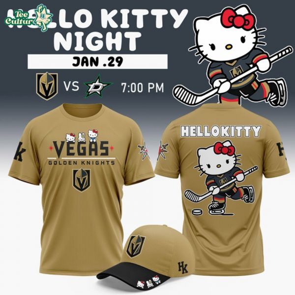 Vegas Golden Knights x Hello Kitty Night 2026 T-shirt