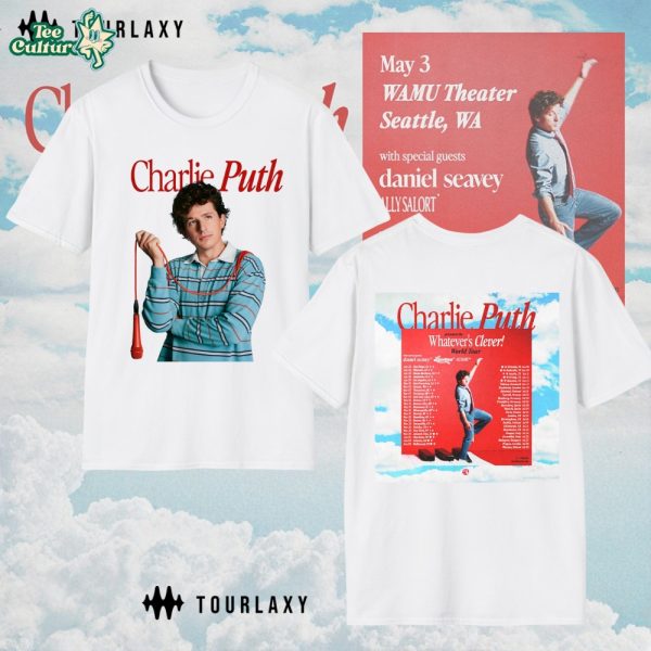 Whatever’s Clever Tour Shirt – Charlie Puth Tour 2026 Merch Energy