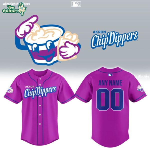 Akron Chip Dippers Only in Akron Two Nights Baseball Jersey