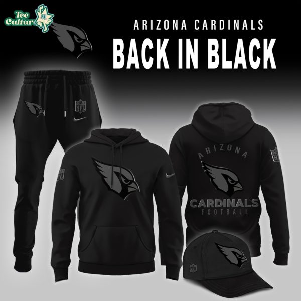 Arizona Cardinals 2025 Back In Black Limited Edition Hoodie