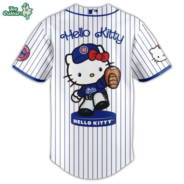 Chicago Cubs 2026 Hello Kitty Night MLB Fan Jersey by Teesculture.com