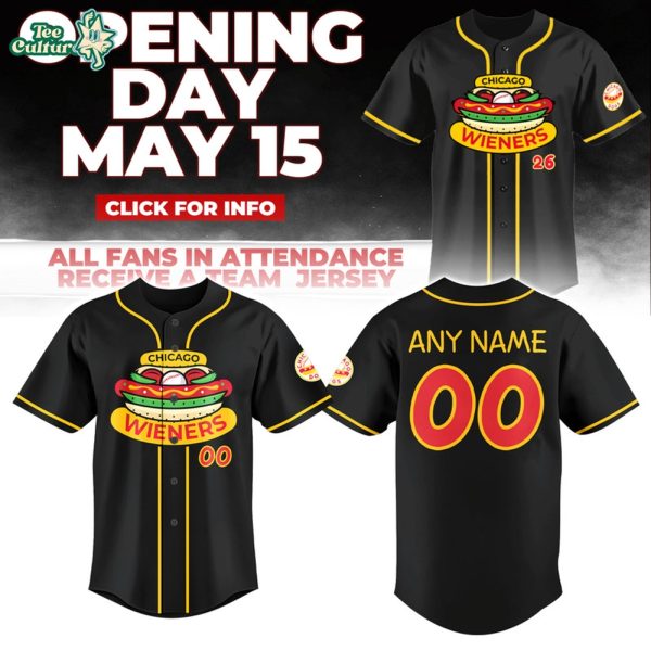 Chicago Dogs 2026 Opening Day Limited Edition Baseball Jersey