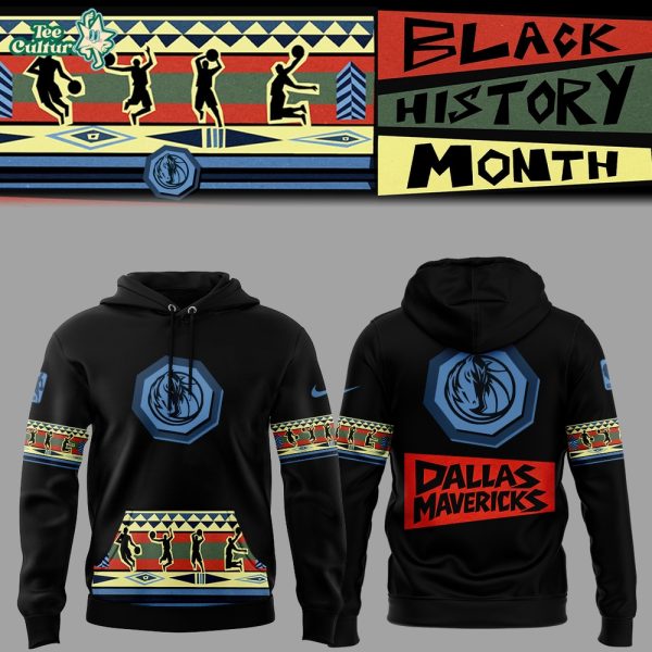 Dallas Mavericks Happy Black History Month 2026 Night Edition Hoodie