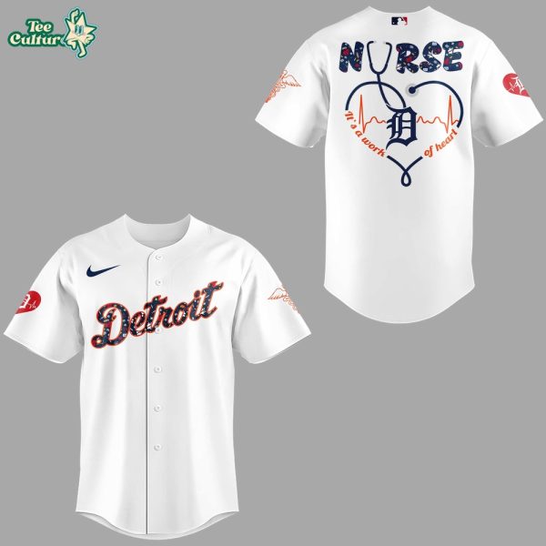 Detroit Tigers 2026 Nurses Appreciation MLB Themed Jersey by Teesculture.com