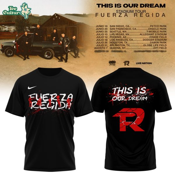Fuerza Regida "This Is Our Dream" 2026 Stadium Tour Graphic Tee