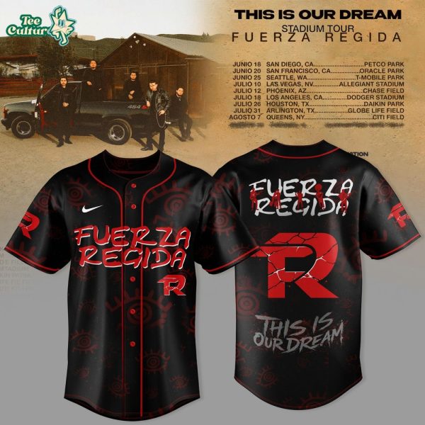 Fuerza Regida "This Is Our Dream" Stadium Tour 2026 Limited Jersey