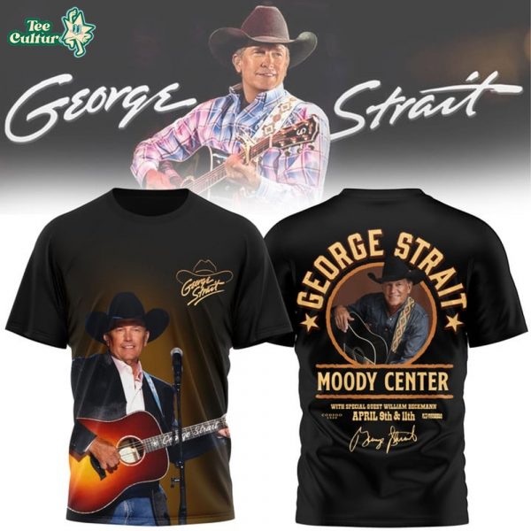 George Strait Austin Moody Center 2026 Official Concert T-Shirt