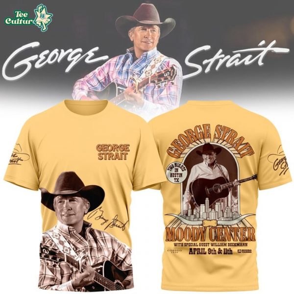 George Strait Live at Moody Center Austin 2026 Concert 3D Shirt (April 9 & 11)