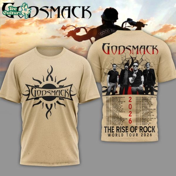 Godsmack "The Rise of Rock World Tour 2026" Tshirt
