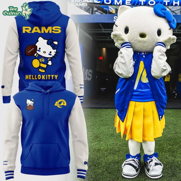 Hello Kitty x Los Angeles Rams Supercute collab Hoodie 2026 Limited Edition