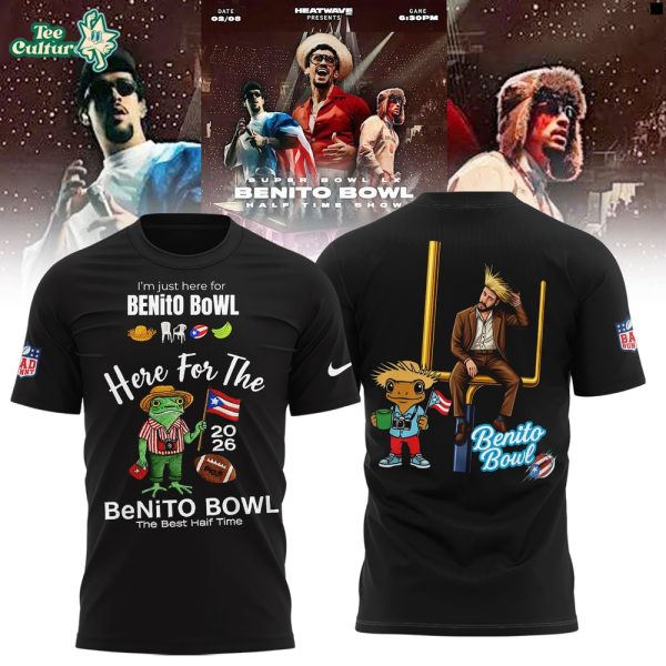 Here For The Benito Bowl 2026 Black Limited Edition T-Shirt