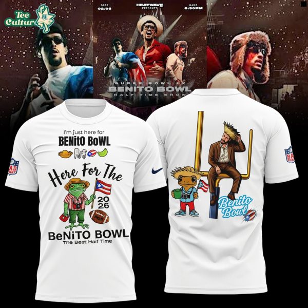 Here For The Benito Bowl 2026 White Limited Edition T-Shirt