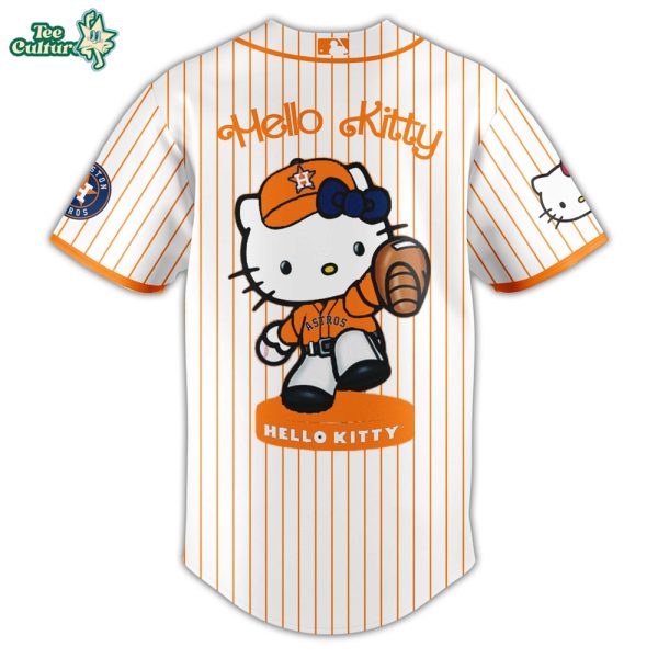 Houston Astros 2026 Hello Kitty Night Limited MLB Jersey by Teesculture.com