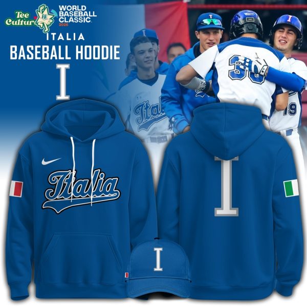 Italia Baseball 2026 World Baseball Classic 3D Hoodie Limited Edition