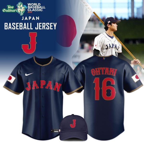 Japan Baseball Ohtani 2026 World Baseball Classic Jersey Limited Edition Navy
