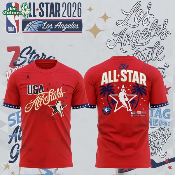Jordan Brand 2026 NBA All-Star Game Team USA jersey 2026 Shirt - Red