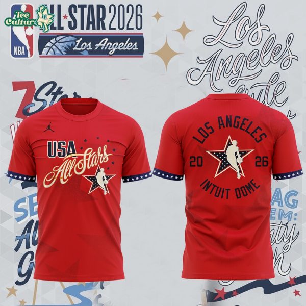 Jordan Brand 2026 NBA All-Star Game Team USA jersey 2026 Shirt - Red V2