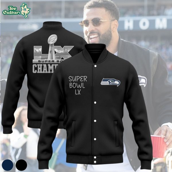 Julian Love Seattle Seahawks Super Bowl LX Champions Bomber Black