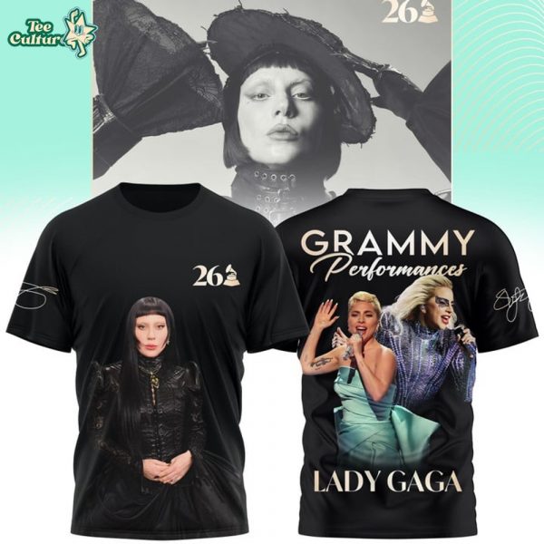 Lady Gaga 26th Grammy Awards Live Performance 3D Graphic T-Shirt