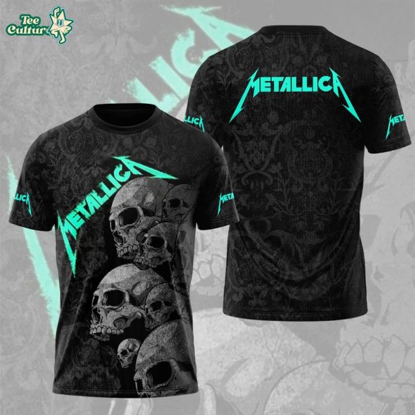 Metallica Sad But True 3D Graphic Poster T-Shirt – Heavy Metal Band Merch 2026