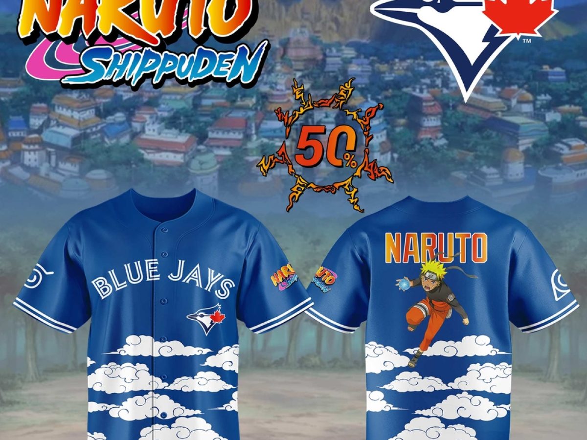 BLUE JAYS NARUTO ユニフォーム　ブルージェイズ　MLB公式 Naruto-Specialty-x-Toronto-