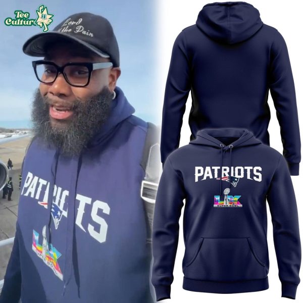 New England Patriots 2026 Bowl LX Hoodie V1