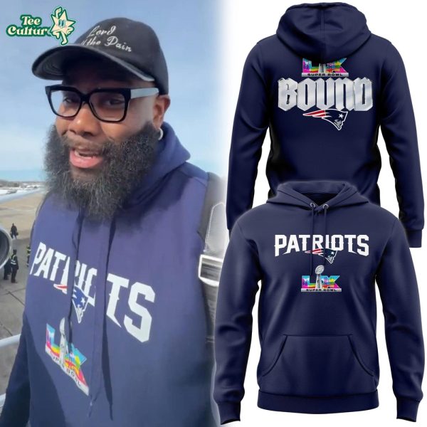 New England Patriots 2026 Bowl LX Hoodie V2