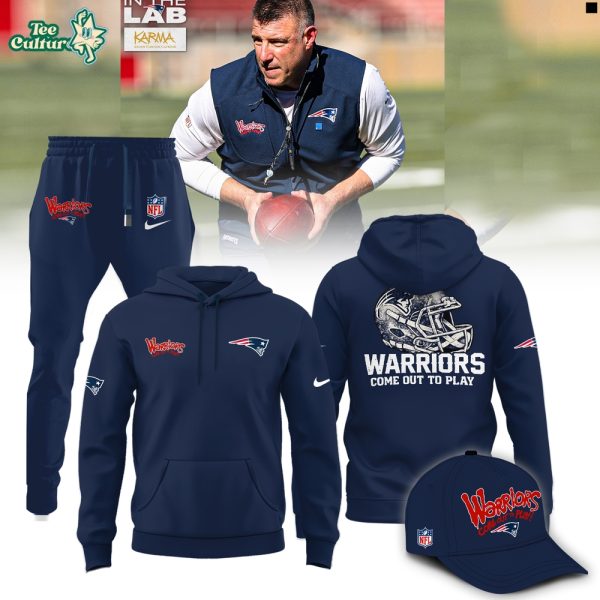 New England Patriots Warriors Come Out To Play Premium Limited Hoodie