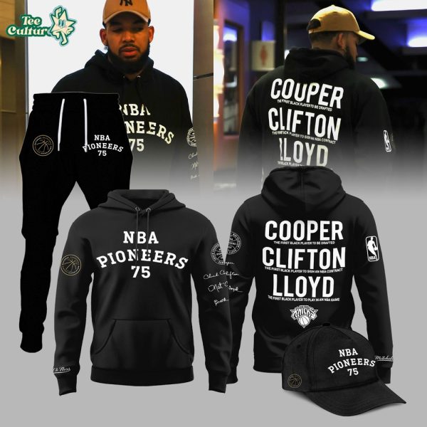New York Knicks 75th Anniversary NBA Pioneers Limited Edition Hoodie