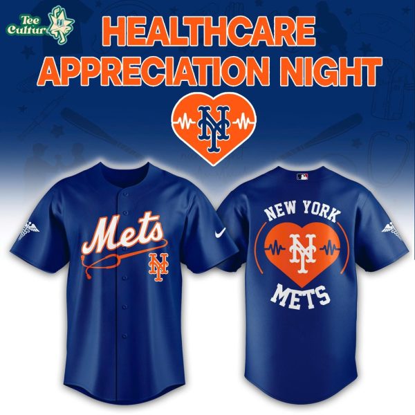 New York Mets Healthcare Appreciation Night 2026 Limited Edition Baseball Jersey | Jogger Pants | Cap