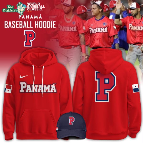 Panama Baseball 2026 World Baseball Classic 2DHoodie Limited Edition Red