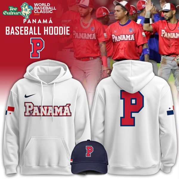 Panama Baseball 2026 World Baseball Classic 2DHoodie Limited Edition White