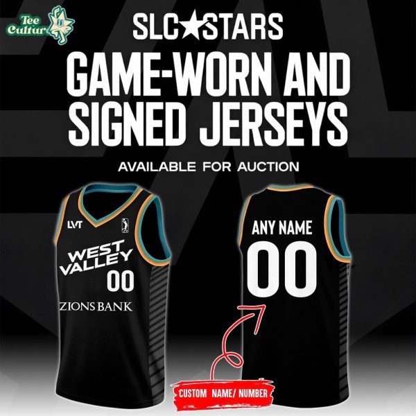 Salt Lake City Stars West Valley Night Dec 15 2026 Basketball Jersey - Black