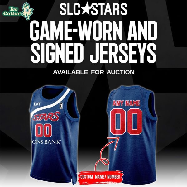 Salt Lake City Stars West Valley Night Dec 15 2026 New Basketball Jersey - Blue