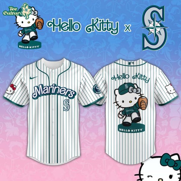 Seattle Mariners MLB 2026 Hello Kitty Limited Fan Jersey