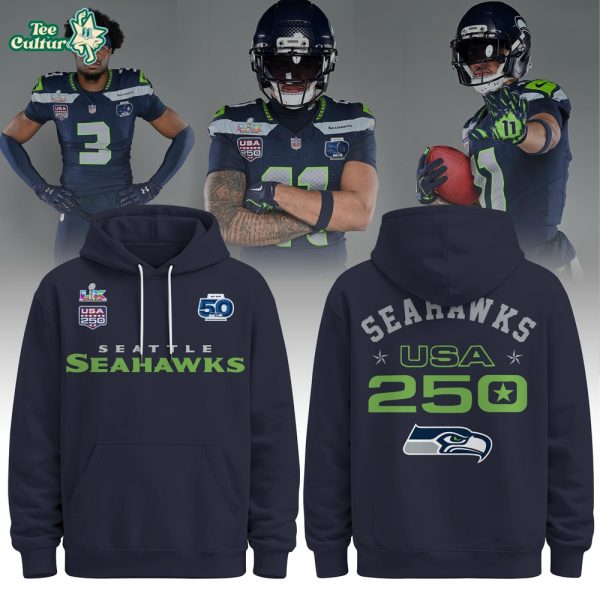 Seattle Seahawks Super Bowl 250 Commemorative Hoodie – NFL Fan Apparel 2026