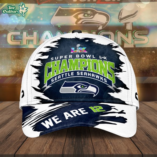 Seattle Seahawks Super Bowl LX Champions Classic Cap