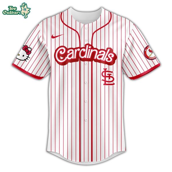 St Louis Cardinals MLB 2026 Hello Kitty Night Limited Jersey by Teesculture.com