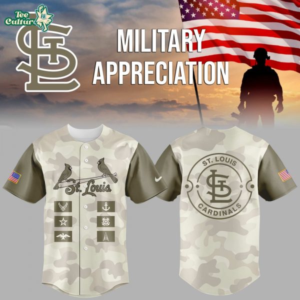 St. Louis Cardinals Military Appreciation Night 2026 Baseball Jersey – MLB Fan Gear