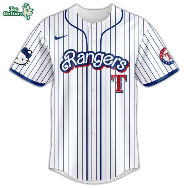 Texas Rangers MLB 2026 Hello Kitty Celebration Jersey by Teesculture.com