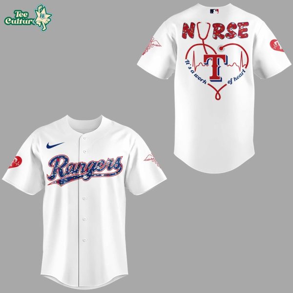 Texas Rangers Nurses Night 2026 Special Edition MLB Jersey by Teesculture.com